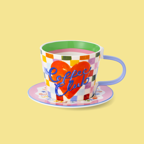 Ensemble Tasse et Soucoupe Coffee Club