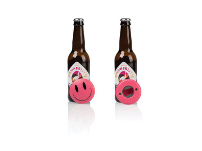 Décapsuleur Magnétique Emoji Heureux Rose