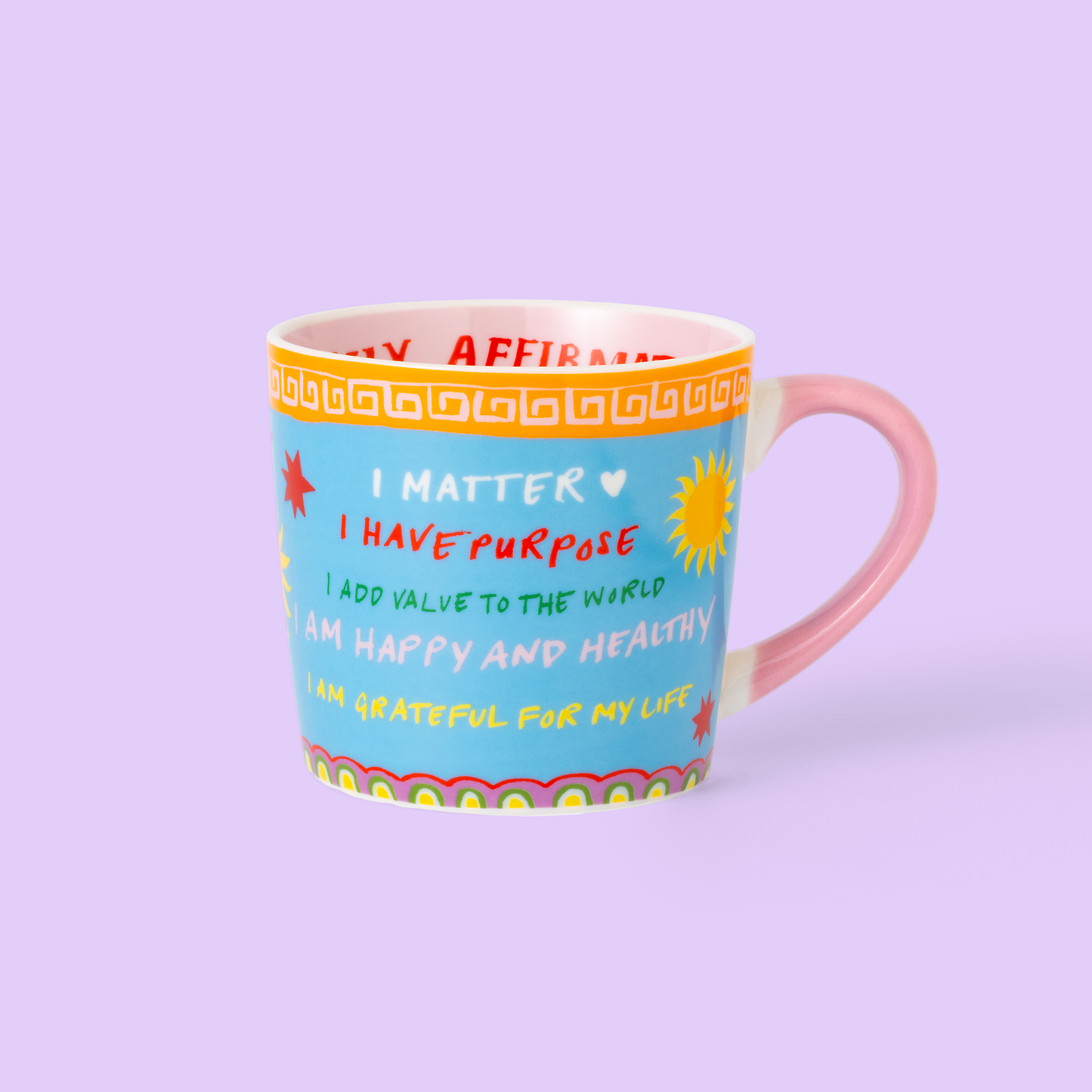 Taza de afirmaciones diarias