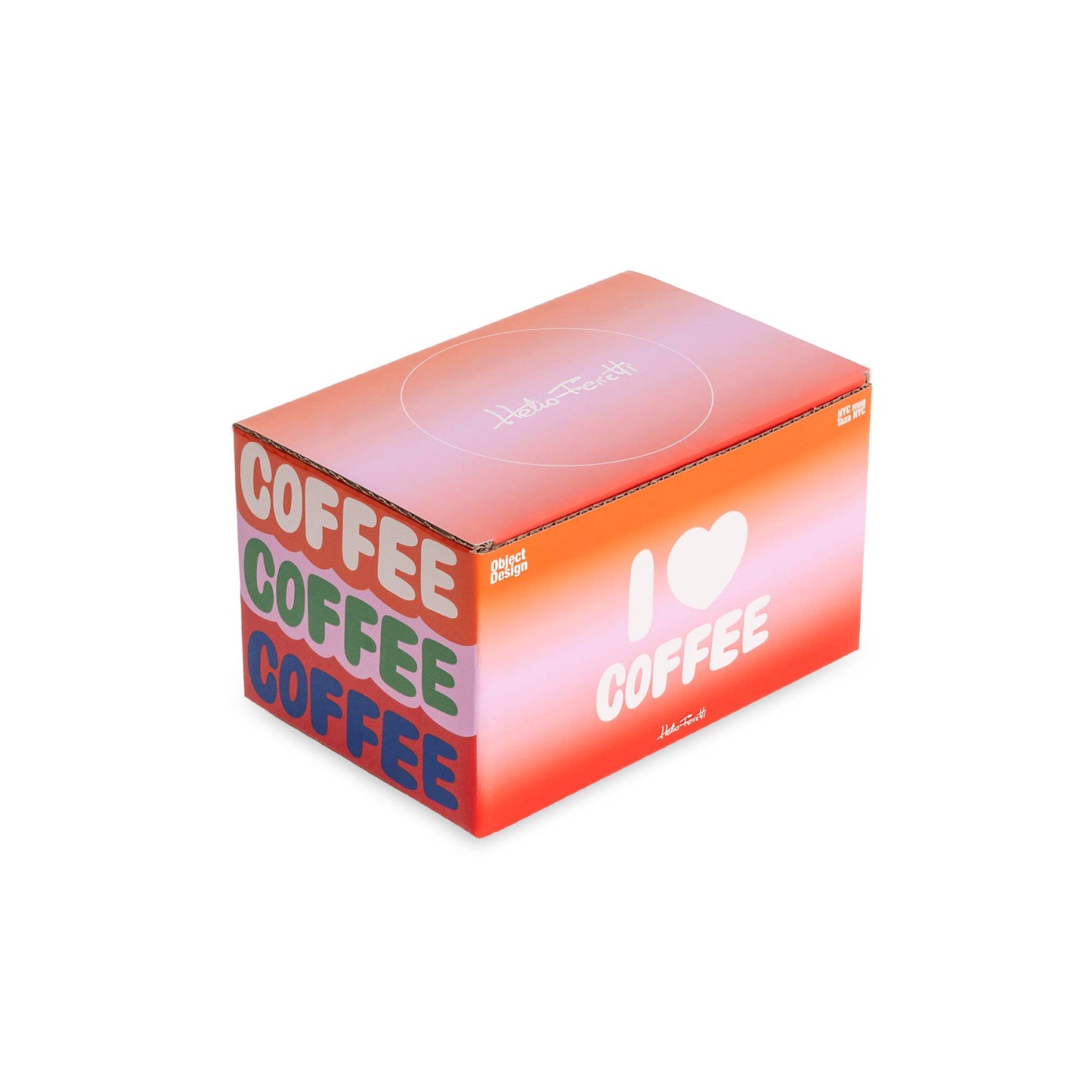 Mug à Café Orange Helio Ferretti Vue 4