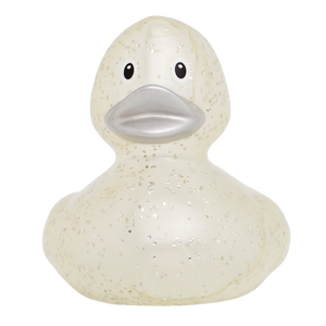 Classic Silver Glitter Duck