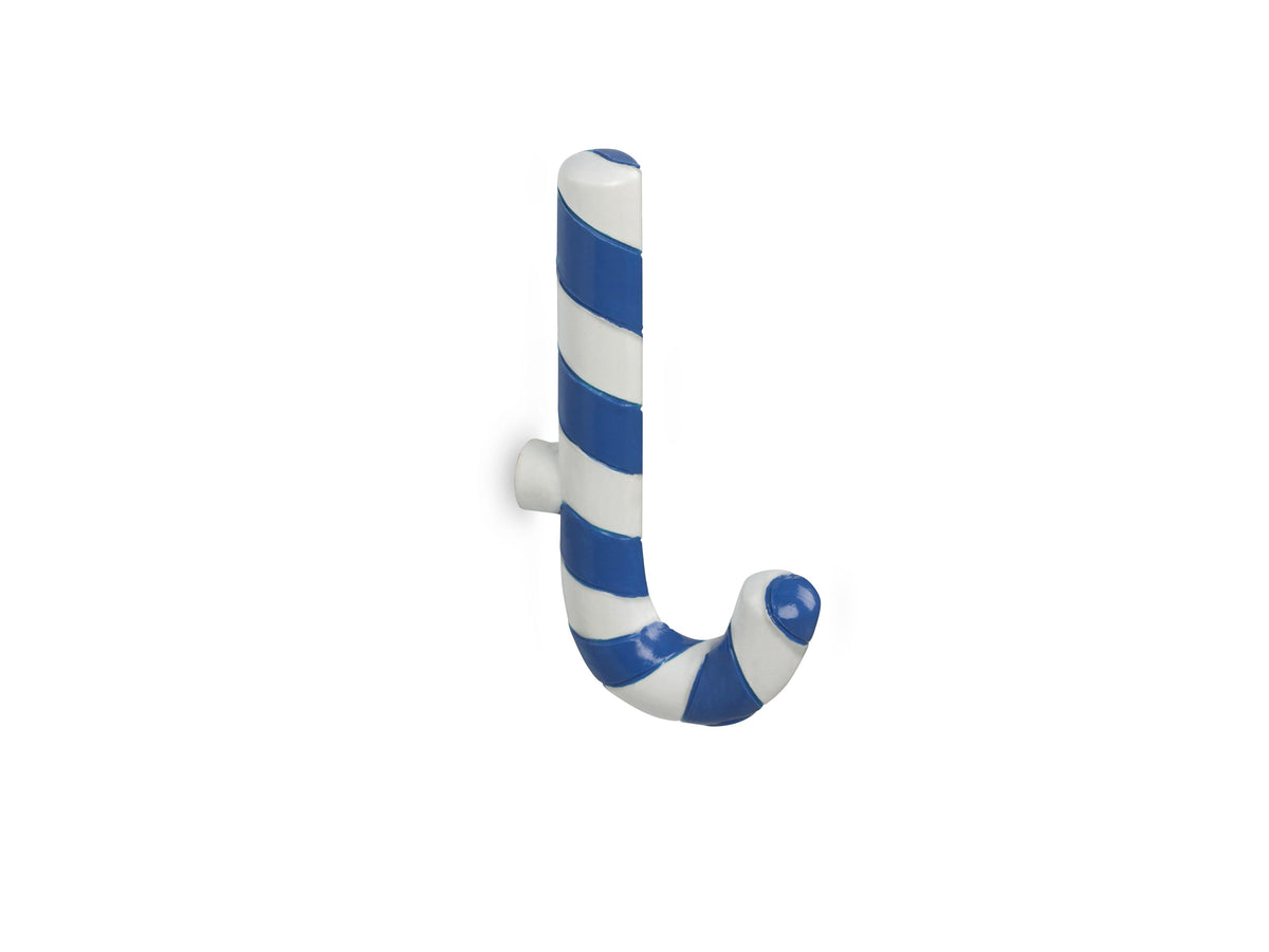 Patère Candy Cane Bleue