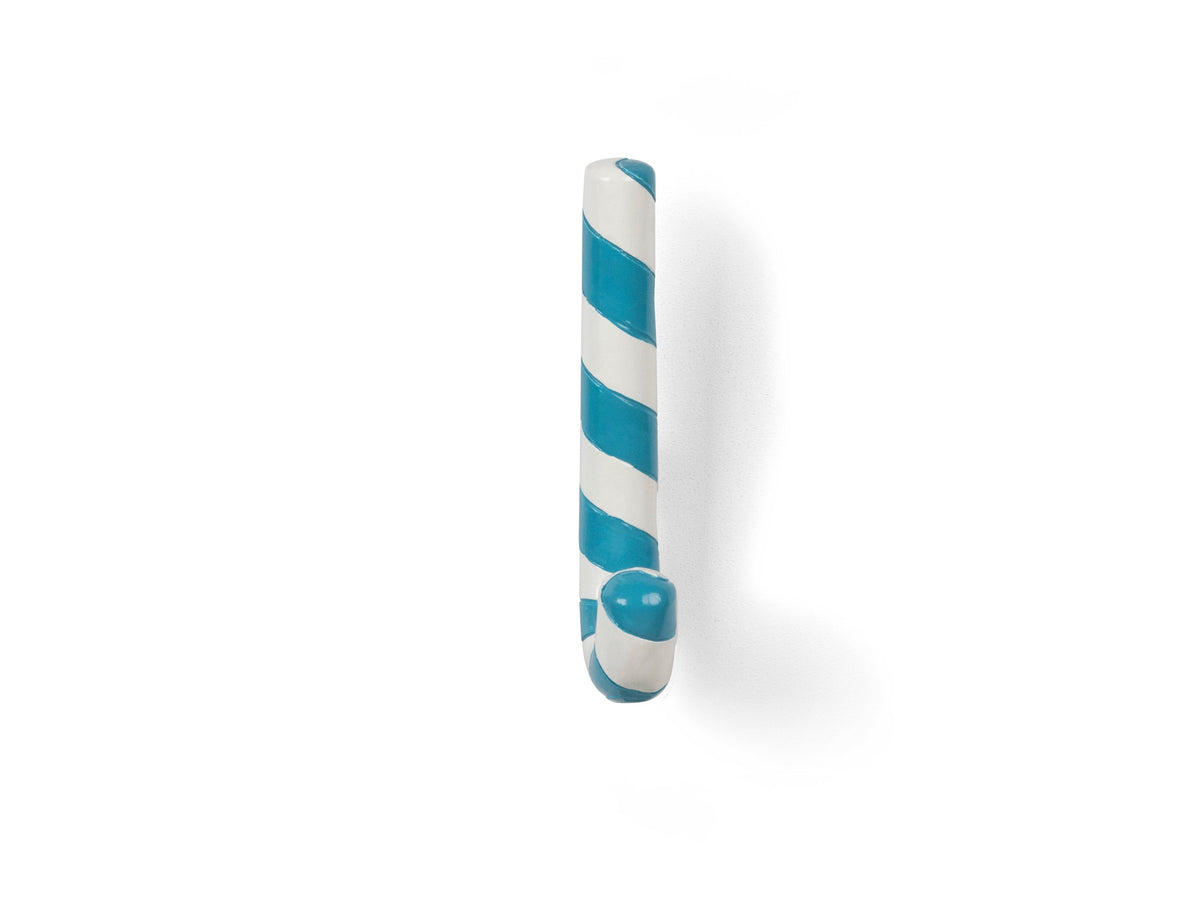 Patère Candy Cane Turquoise