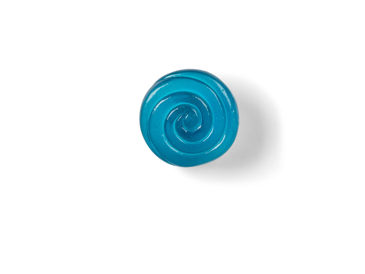 Patère Candy Spiral Turquoise
