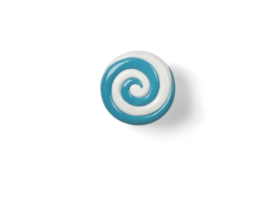 Candy Swirl Wall Hook Turquise