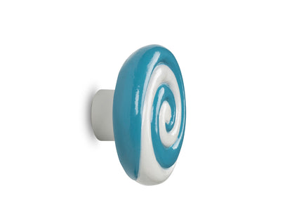 Candy Swirl Wall Hook Turquise