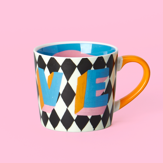 Harlequin Mug "LOVE"