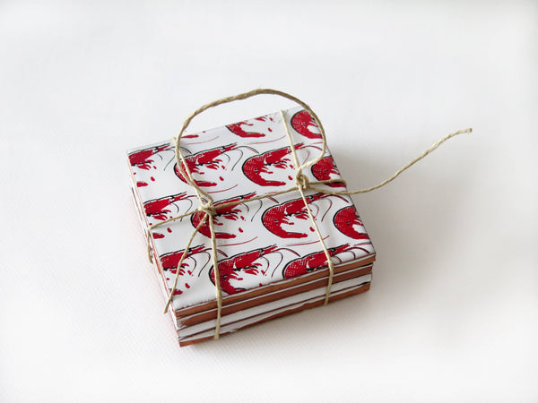 Posavasos de cerámica Gamba Design