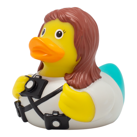 Fotógrafa de patos mujer