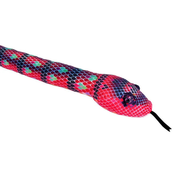   Wild Republic -  Red Green Snake Stuffed Animal - 54"  Stuffed Animals