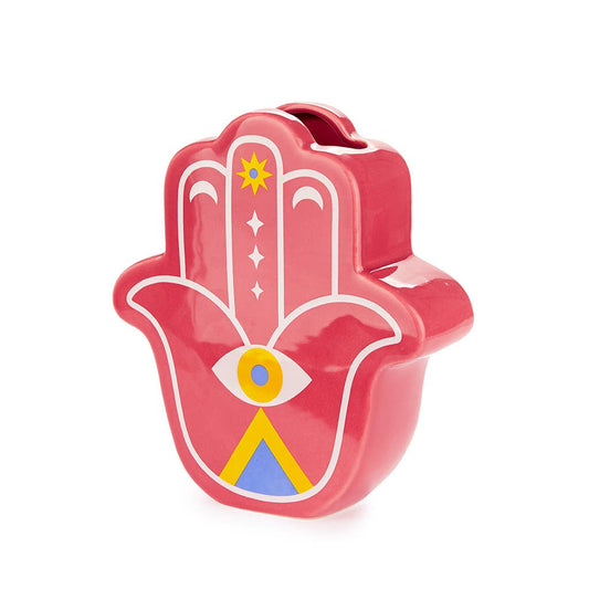 Vaso, Lucky Hand, rosso, ceramica