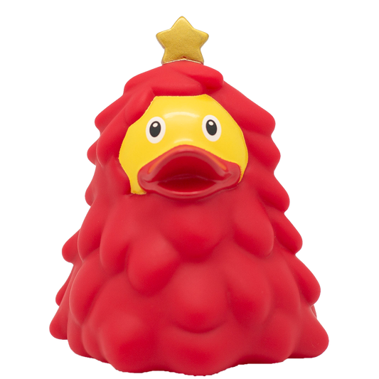 Canard Sapin de Noël Rouge