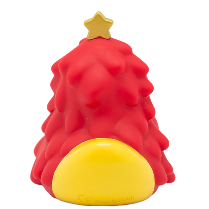 Canard Sapin de Noël Rouge