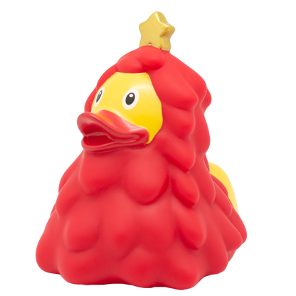 Canard Sapin de Noël Rouge