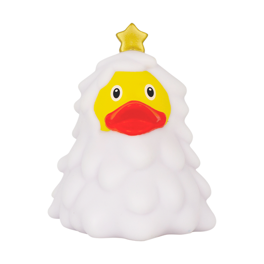 Canard Sapin de Noël Blanc