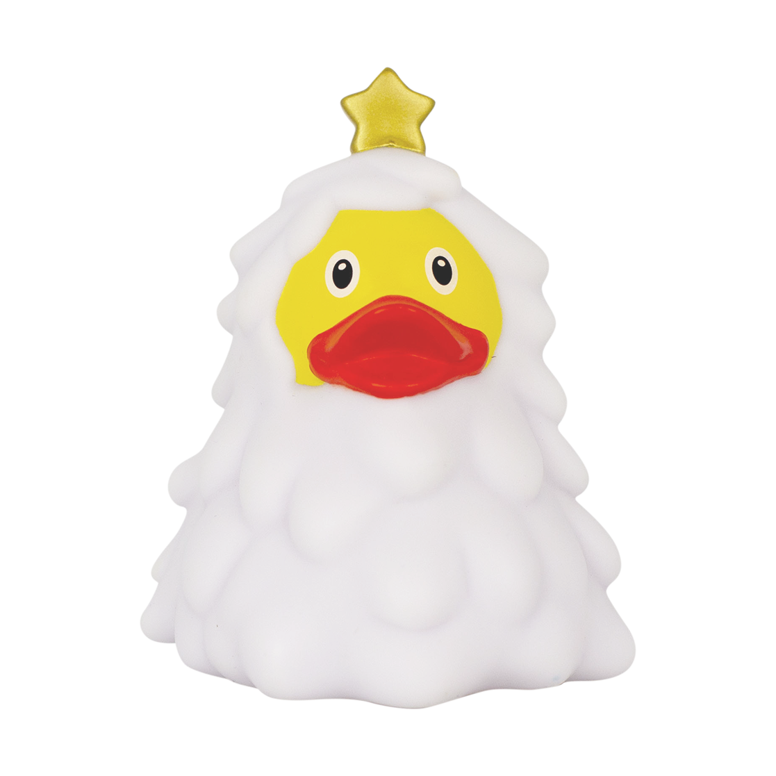 Pato de árbol de Navidad blanco