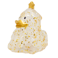 Gouden glitter kerstboom eend