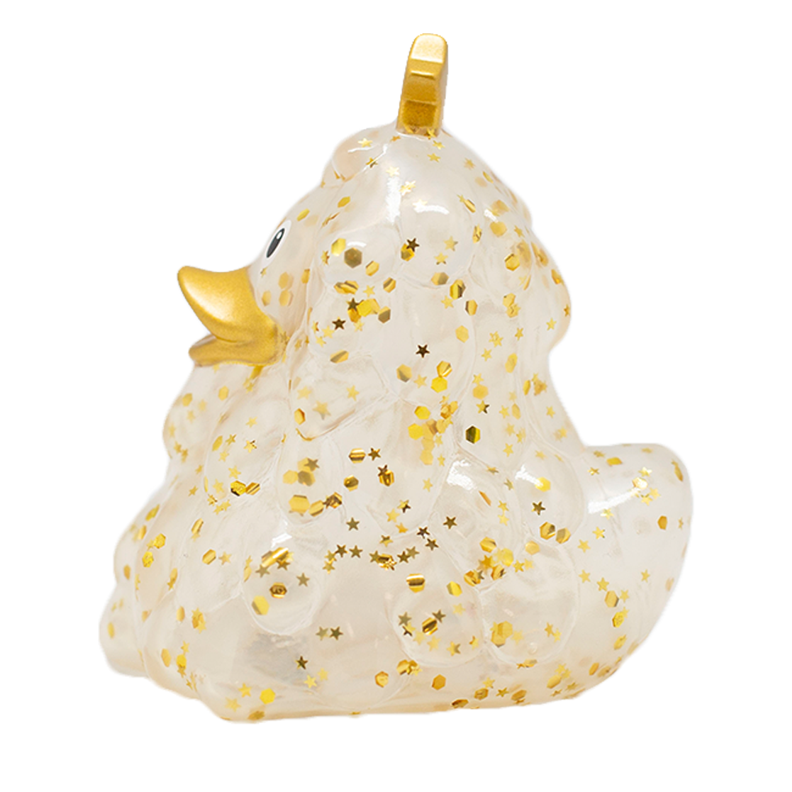 Golden Glitter Christmas Tree Duck