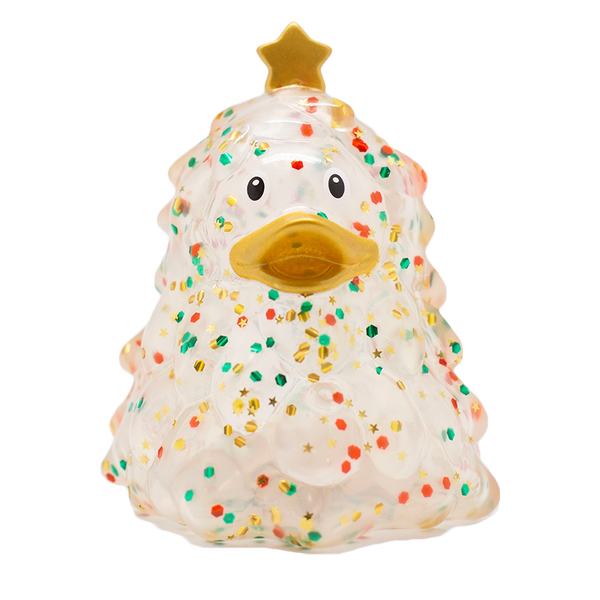 Pato de árbol de Navidad brillante