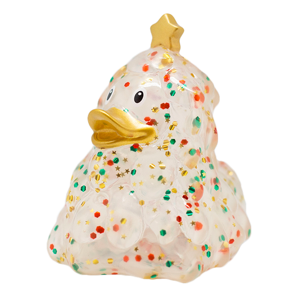Pato de árbol de Navidad brillante