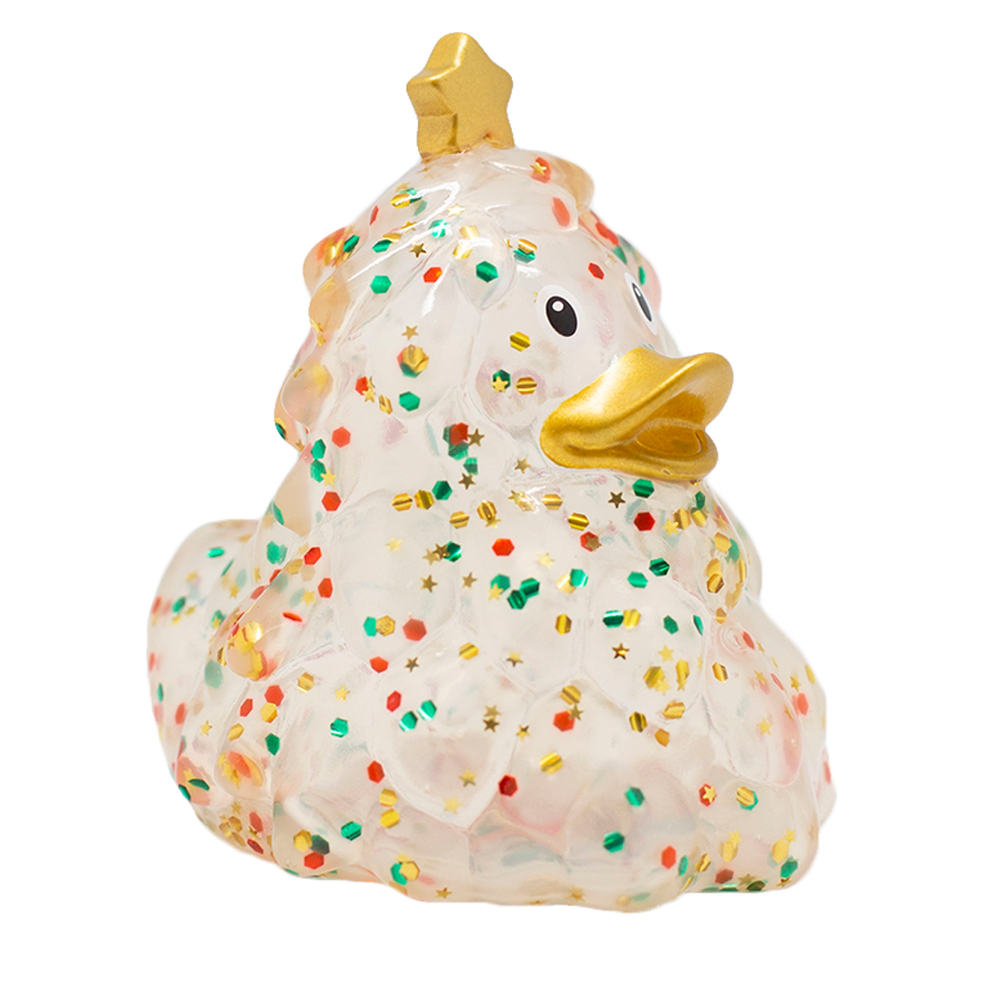 Pato de árbol de Navidad brillante