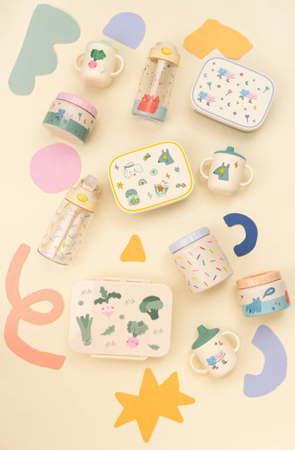 Bouteille d'eau Tritan pour enfants Meowtiful Cats