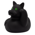 Canard Chat Chanceux Noir