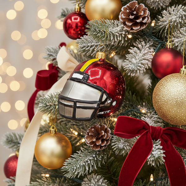 Boule de Noël Casque de Football Américain