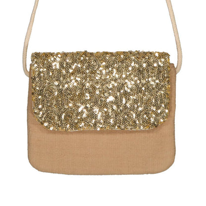 Sac à main - Sequins dorés