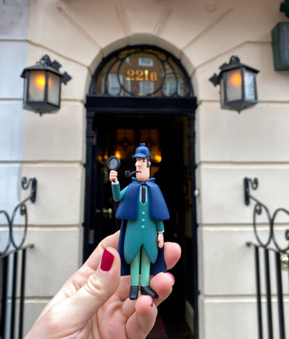 Sherlock - Figurine de collection de Londres pour les amateurs de livres littéraires