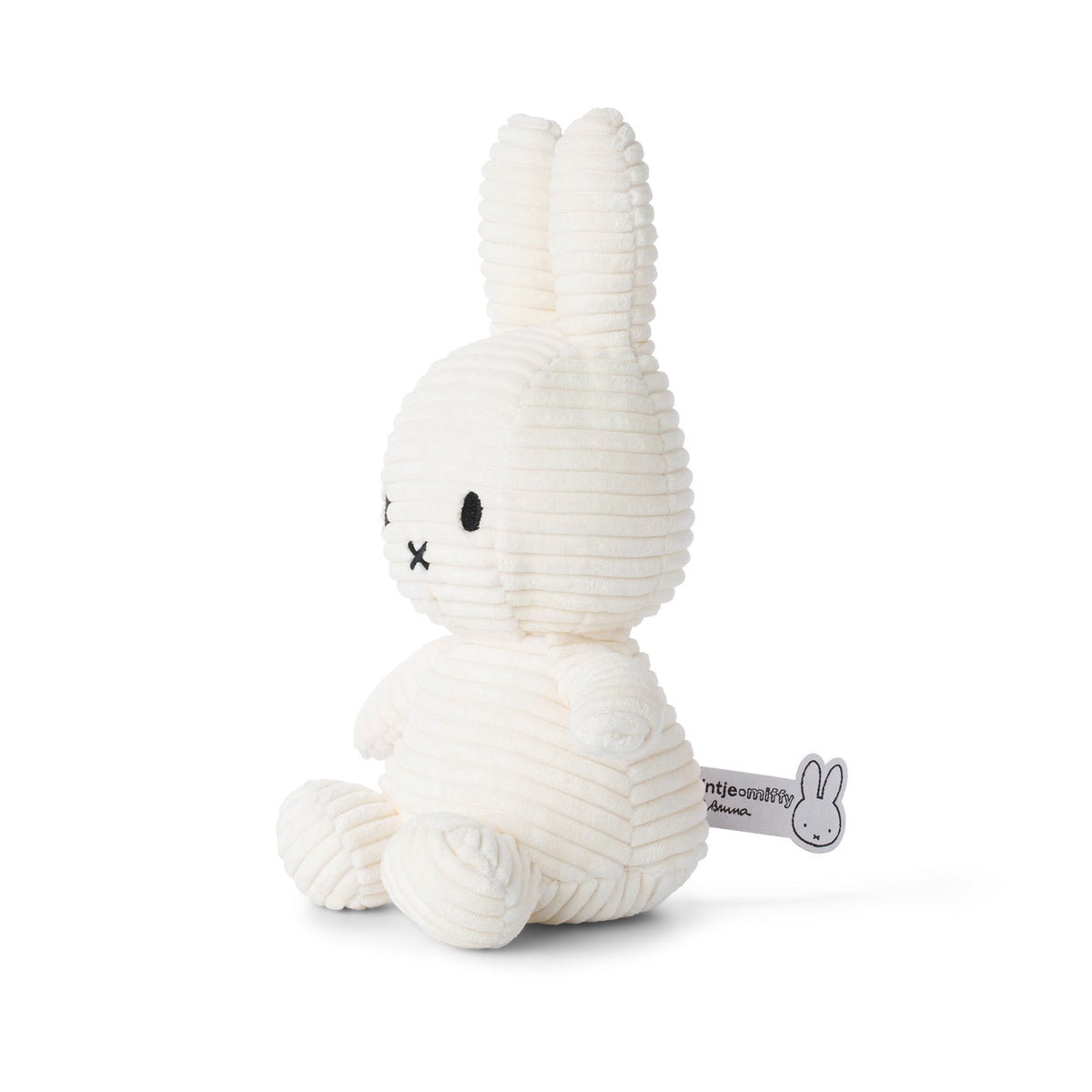 Pluche knuffel Miffy Konijn, corduroy, milieuvriendelijk 