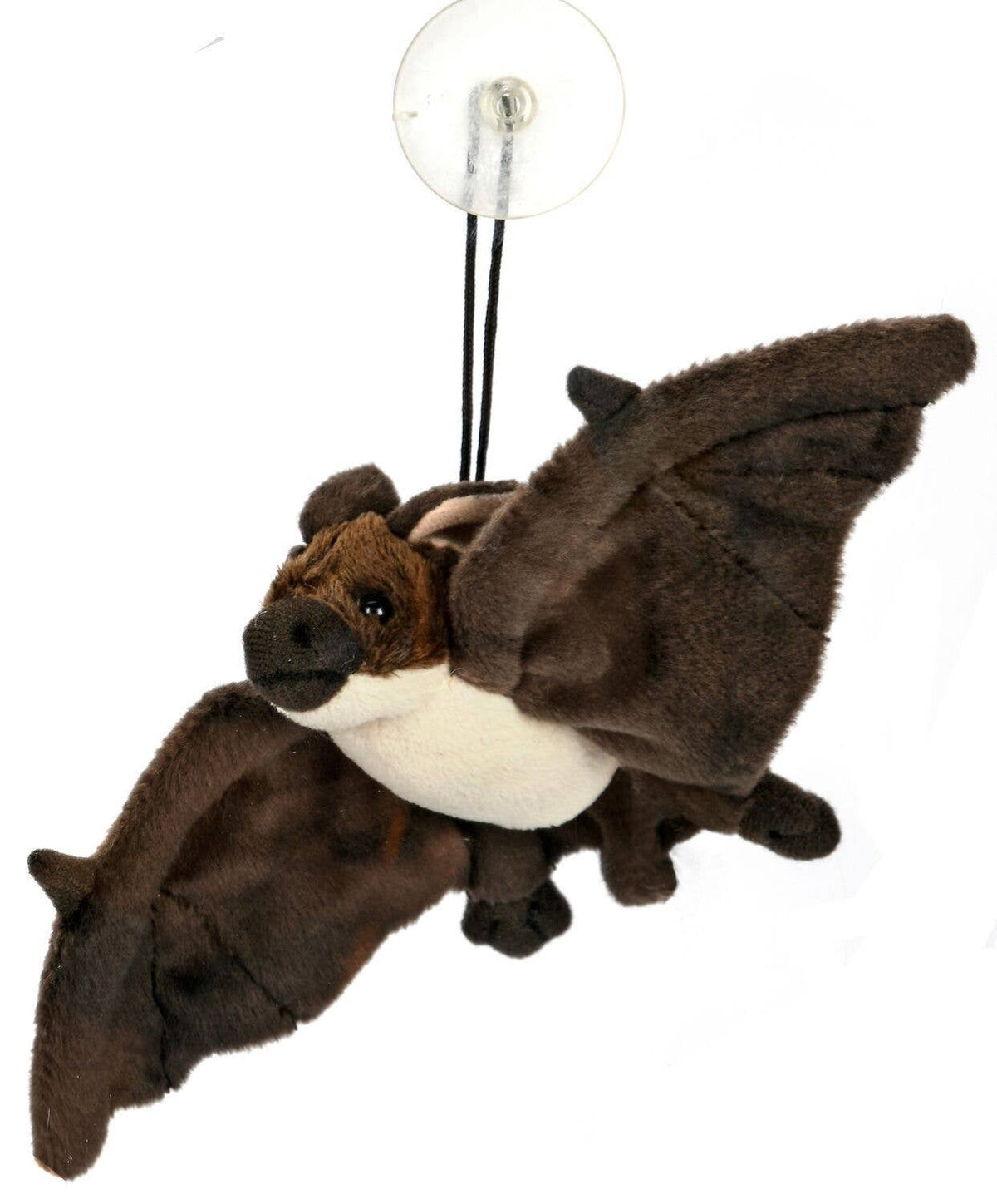 Peluche Chauve-souris Brun-blanc avec Ventouse