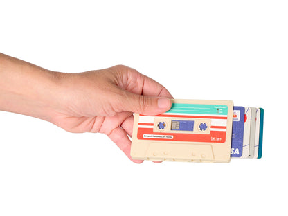 Porte-Cartes Cassette Crème