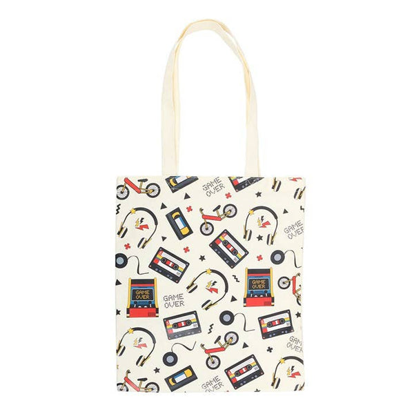 Tote bag imprimé rétro des années 80