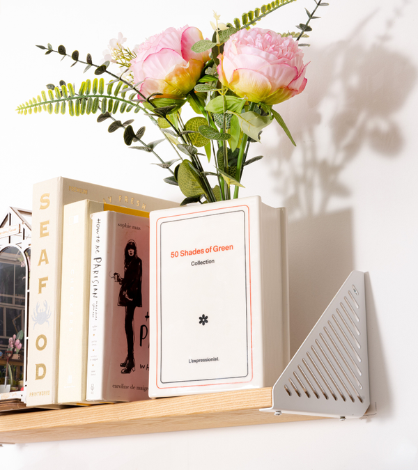 Vase en Forme de Livre - 50 shades of green