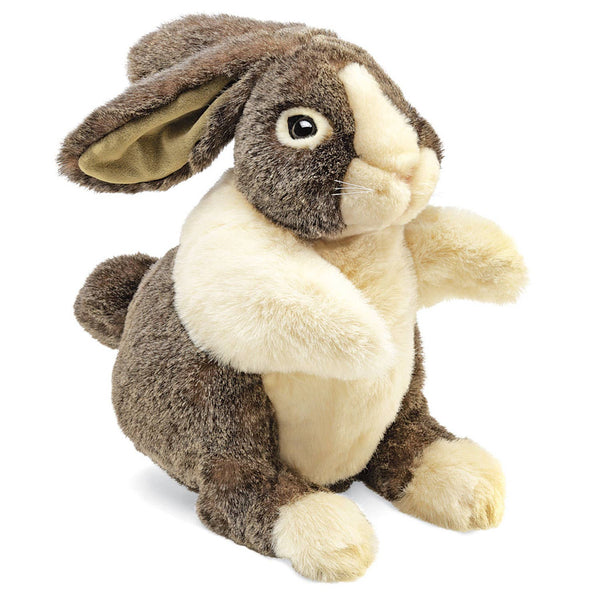 Marionnette à main Lapin néerlandais/Lapin néerlandais 2568 Folkmanis réaliste