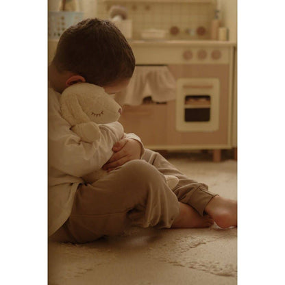 Grand coussin chauffant en forme de mouton blanc câlin