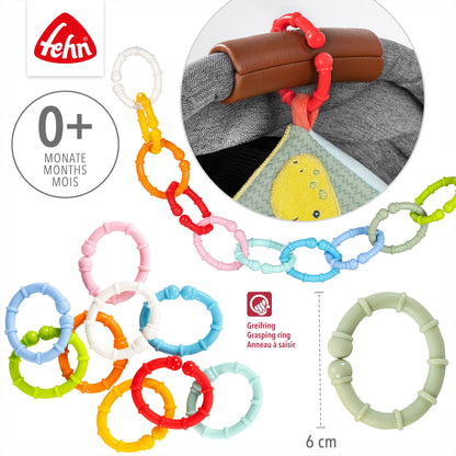 Set aus 10 Befestigungsringen