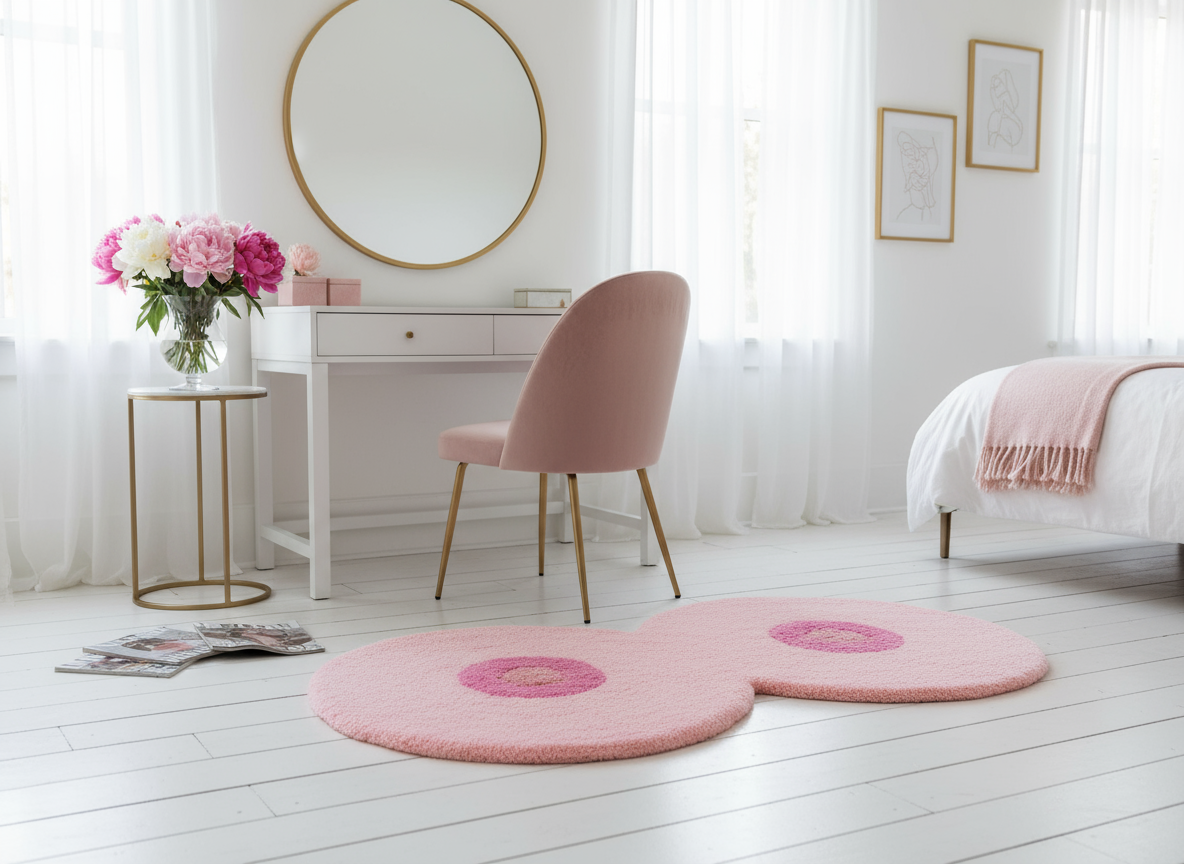Tapis Seins Rose