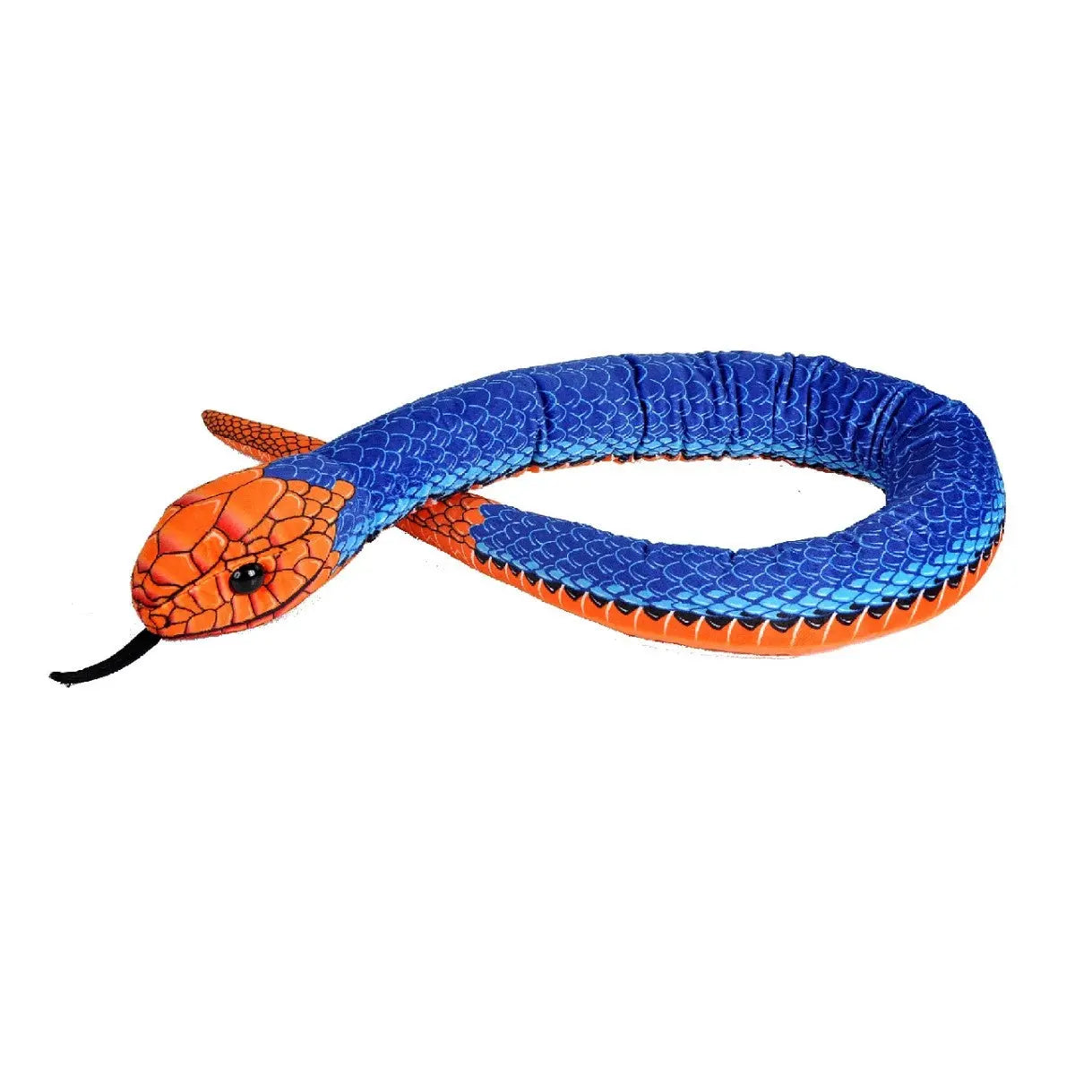   Wild Republic -  Printed Blue Coral Snake Stuffed Animal - 54"  Stuffed Animals