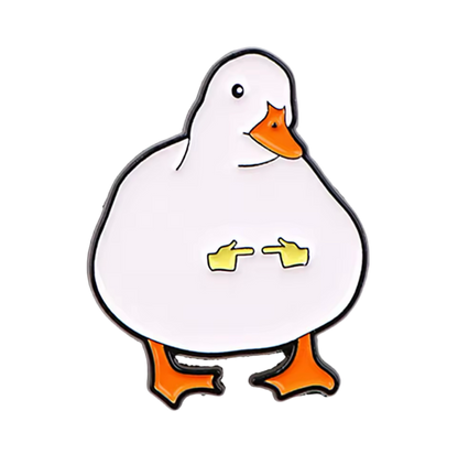pins canard blanc timide cc