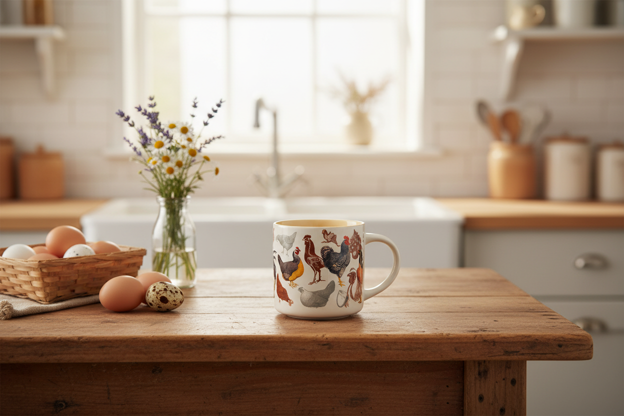 Farmyard Chicken Mug (430 ml)