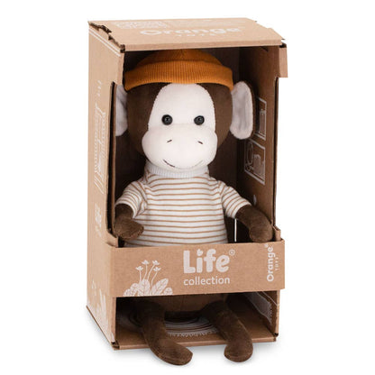 Peluche Charlie le petit singe - 20 cm