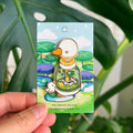 Pin’s Canard Blanc Bouteille "Handwash Duckie"