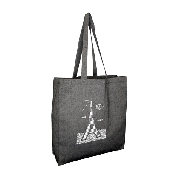 Borsa tote grigia La Senna a Parigi