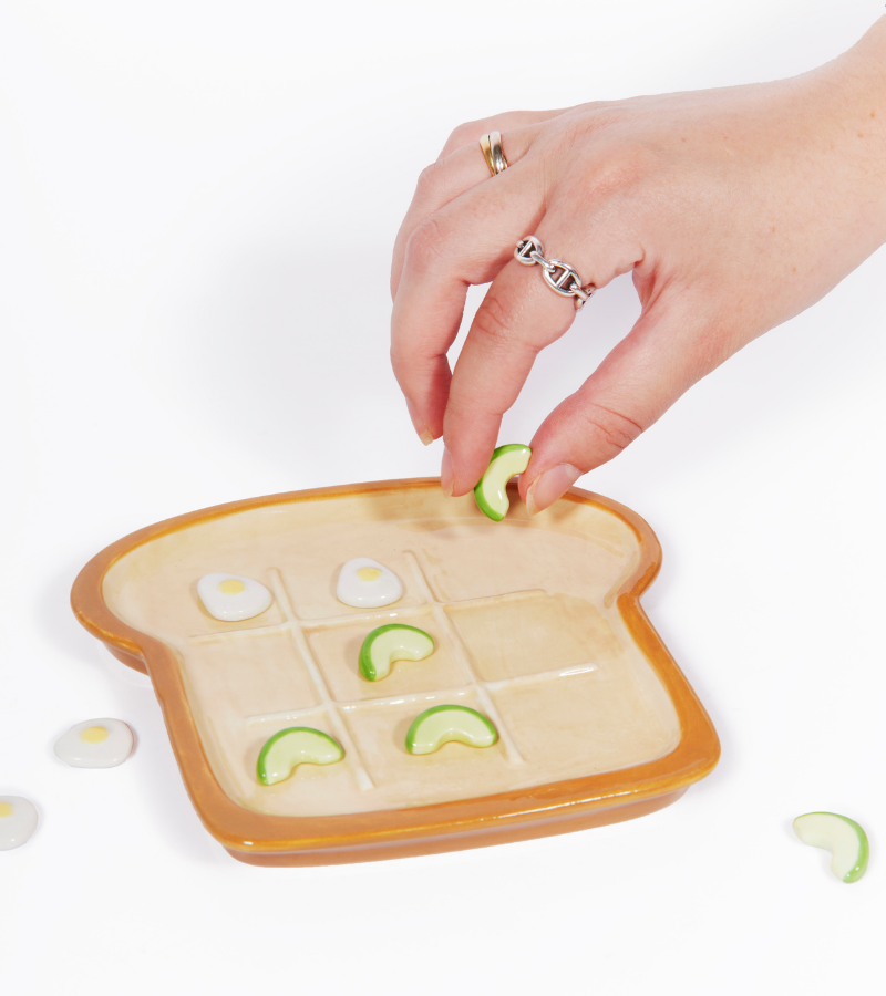 Tic Tac Toe Avocat/Oeuf