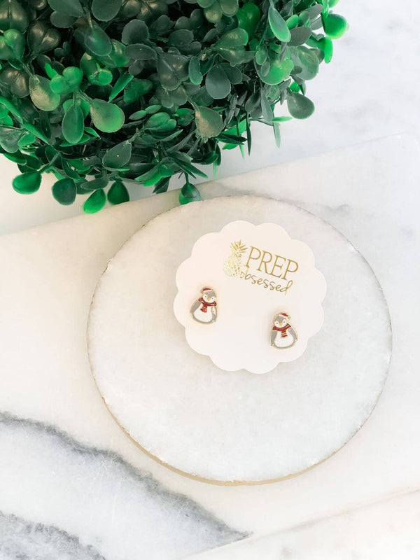 Boucles d'oreilles Cozy Pingouin