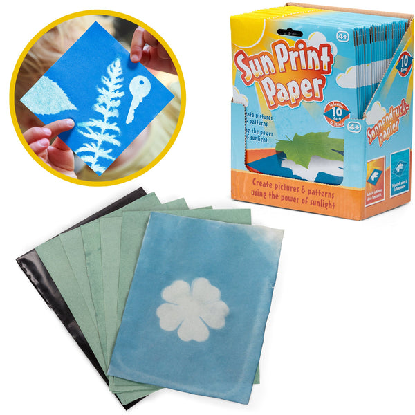 Papier à Empreintes Solaires – 10 Feuilles