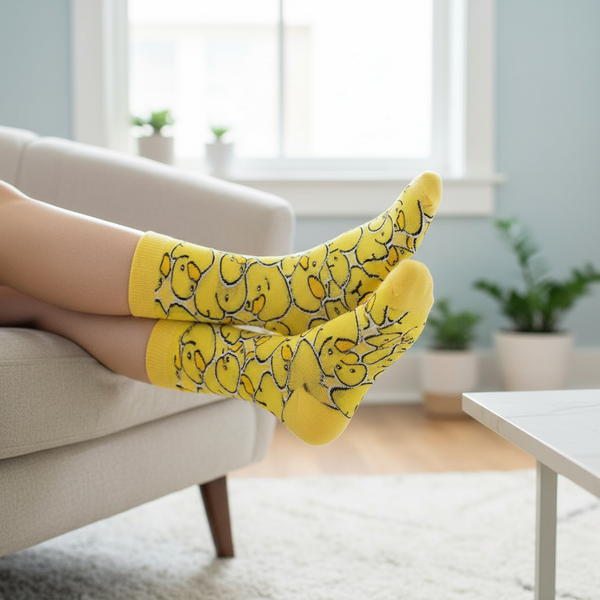 Meias de Pato Amarelo
