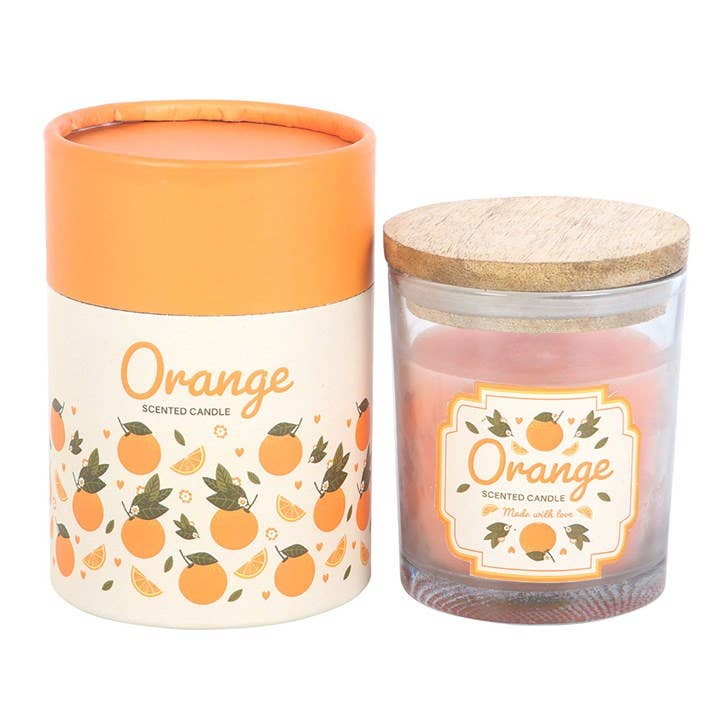 Bougie parfumée à l'orange